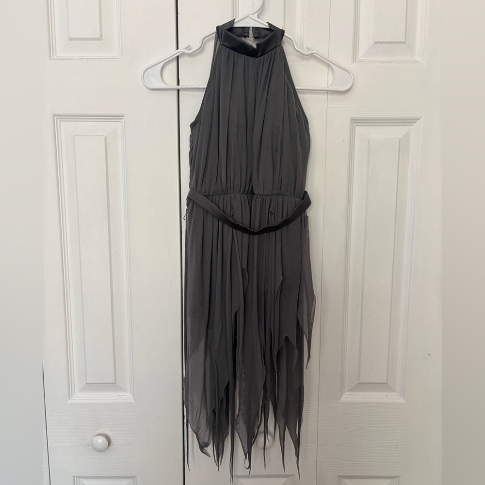 Weissman Gray Halter Dress